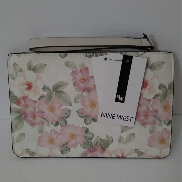 Nine West Floral Mini Jardin Wristlet - Picture 7 of 13